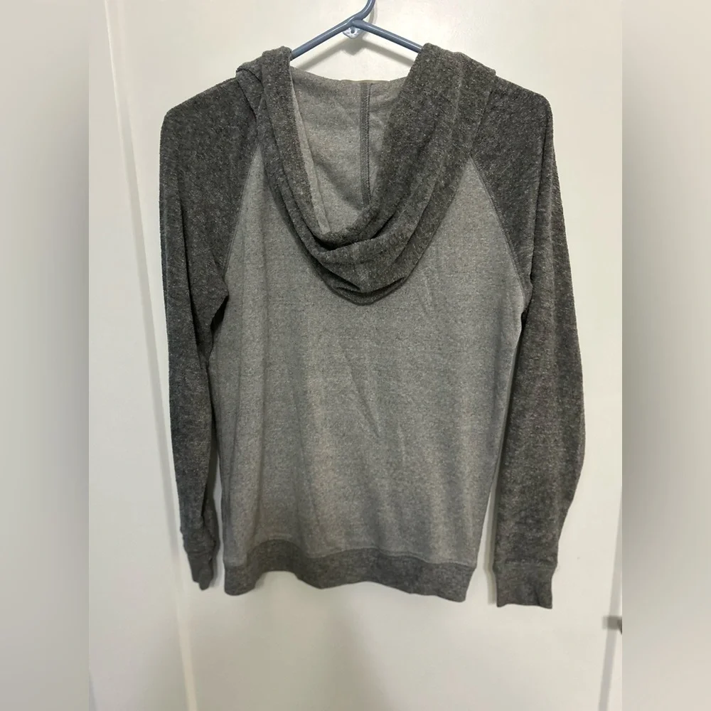 Marine Layer Terry Cloth Reglan Zip-Up Hoodie